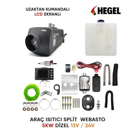 HEGEL ARAÇ ISITICI SPLİT WEBASTO 5KW DİZEL 24V
