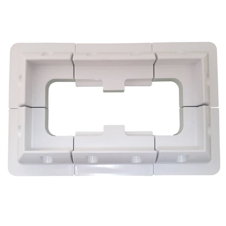KARAVAN MONTAJ SETİ BEYAZ 6'LI SET (4 KÖŞE, 2 YAN)
