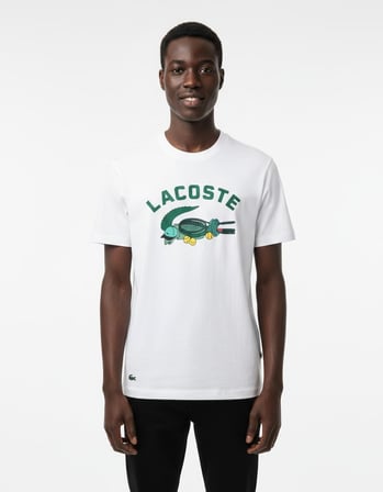 Lacoste Logo Baskılı Regular Fit T-Shirt