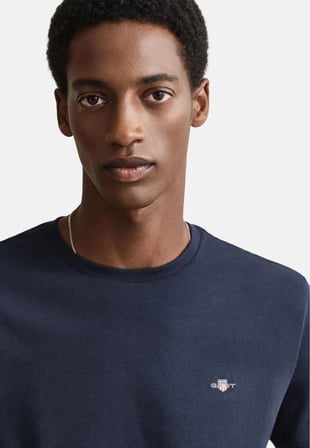 Gant Bisiklet Yaka Basic T-Shirt