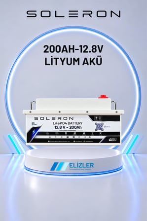 SOLERON 200AH-12.8V LİTYUM AKÜ