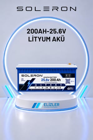 200AH-25.6V LİTYUM AKÜ