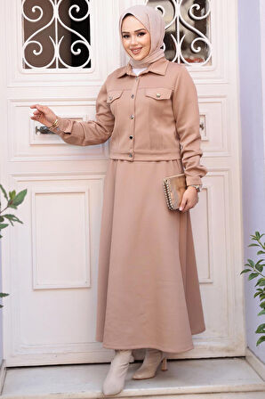Bisküvi Tesettür İkili Takım 13212BS