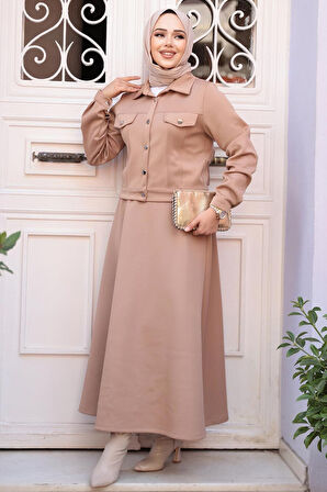 Bisküvi Tesettür İkili Takım 13212BS