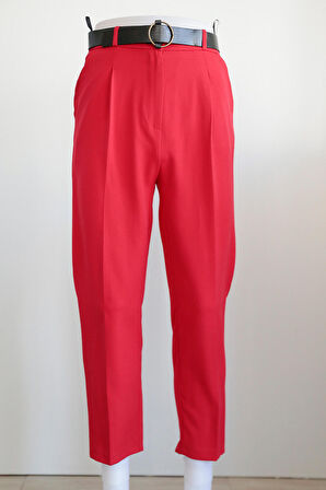 Kırmızı Tesettür Pantolon 1062K