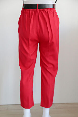 Kırmızı Tesettür Pantolon 1062K
