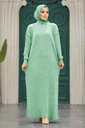 Mint Tesettür Triko Elbise 20161MINT