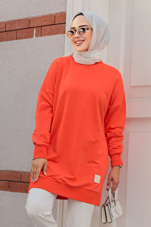 Açık Kırmızı Tesettür Tunik 30644AK