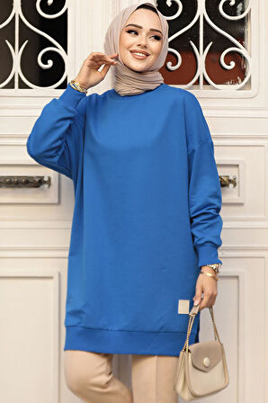 Sax Mavisi Tesettür Tunik 30644SX