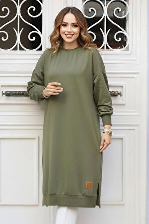 Haki İki İplik Tunik 30645HK
