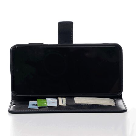 Xiaomi Poco X5 Hakiki Deri Cüzdanlı Kapaklı Kaliteli Lüks Kılıf