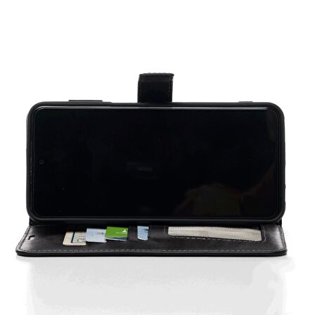 Tcl 10L Hakiki Deri Cüzdanlı Kapaklı Kaliteli Lüks Kılıf