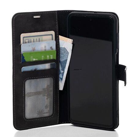 OnePlus Nord N10 5G Hakiki Deri Cüzdanlı Kapaklı Kaliteli Lüks Kılıf