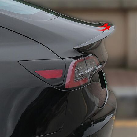 FOR TESLA MODEL Y İÇİN UYUMLU SPOILER  (PIANO BLACK)