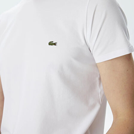 Lacoste Erkek Bisiklet Yaka Pamuk  Erkek T-Shirt