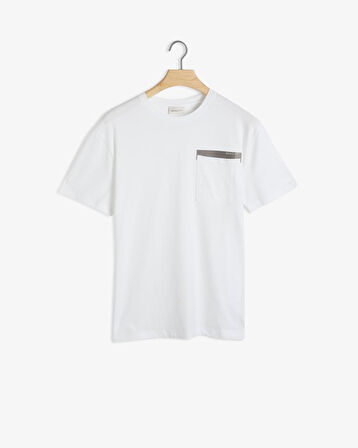 Gant Bisiklet Yaka Pocket Neck T-Shirt