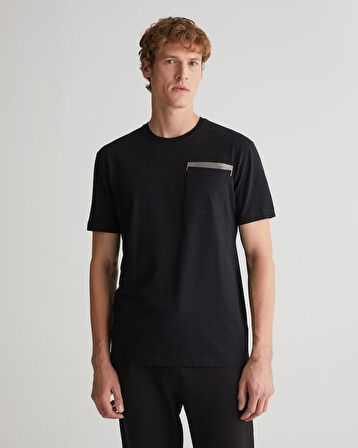 Gant Bisiklet Yaka Pocket Neck T-Shirt