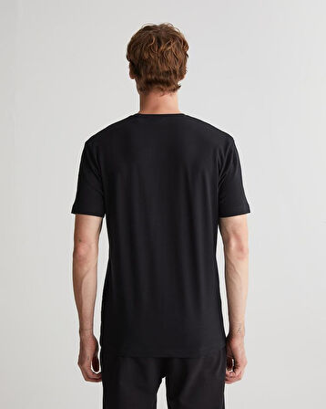 Gant Bisiklet Yaka Pocket Neck T-Shirt