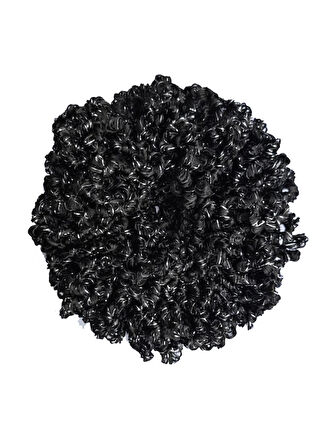 Siyah Kırçıllı Topuz Tokası