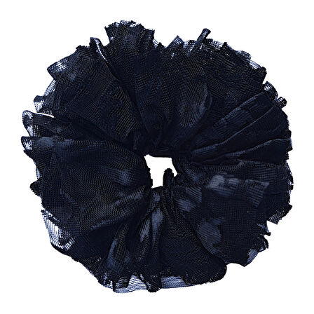 Siyah Tül Topuz Tokası