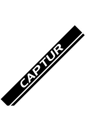 Renault Captur Ön Kaput Şerit Sticker Etiket Modeli