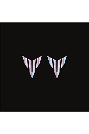Yamaha MT İşaretli Hologram Motosiklet Kask Sticker Etiket Modeli