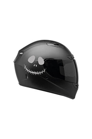 Tek Renk Soytarı (Clown Helmet Stickers) Kask Sticker Etiket Modeli