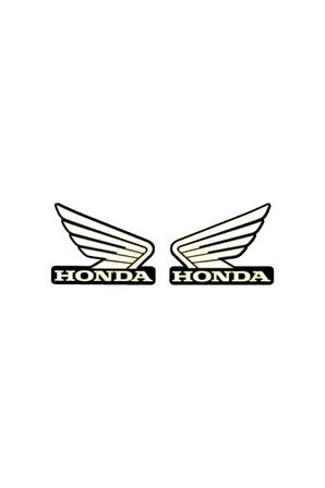 Honda Kanat Logo Orijinal Sticker Tasarım Baskılı Etiket Modeli