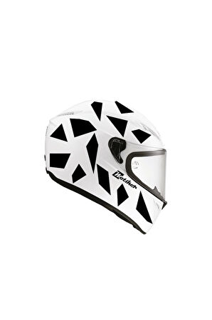 Kare Siyah Kamuflaj Kask Sticker Modeli 2