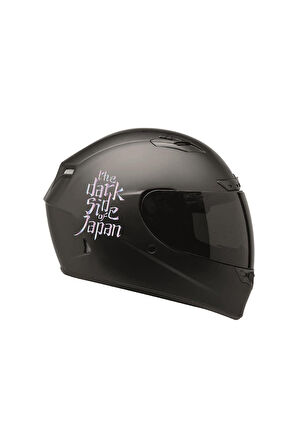 Yamaha Dark Side Of Japan Hologram Motosiklet Kask Sticker Etiket Modeli 8x12cm