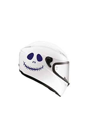 Tek Renk Soytarı (clown Helmet Stickers) Kask Sticker Etiket Modeli