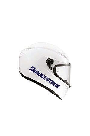 Tek Renk Bridgestone (bridgestone Helmet Stickers) Kask Sticker Etiket Modeli