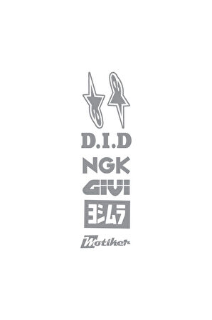 Sponsor Marka Logolar Sticker Etiket Modeli