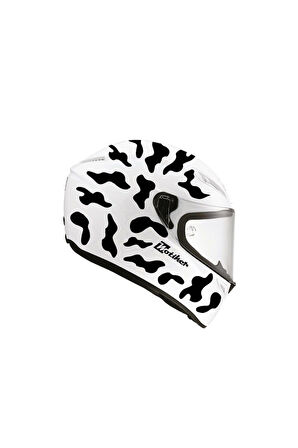 Siyah Kamuflaj Kask Sticker Modeli