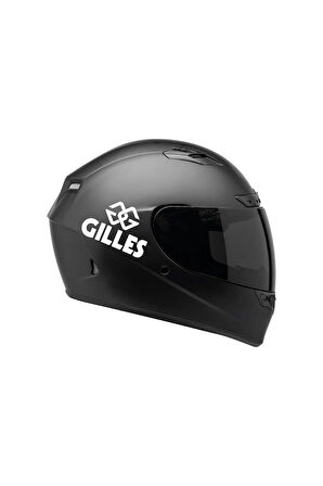 Tek Renk Gilles (gilles Helmet Stickers) Kask Sticker Etiket Modeli