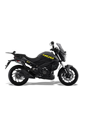 Bajaj Dominar Sarı 400 Yazı Sticker Etiket Modeli