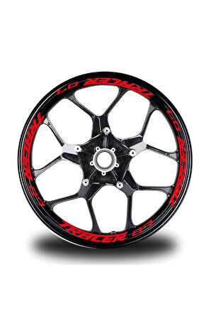 Tracer-07 Yazılı 16Lı Jant İçi Yazı Sticker Etiket