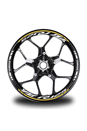 Neon Sarıyamaha Mt 09 Takım Jant Sticker Etiket