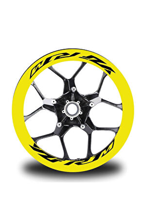 Yzf R1M  Yazılı 8Li Jant İçi Yazı Sticker Etiket