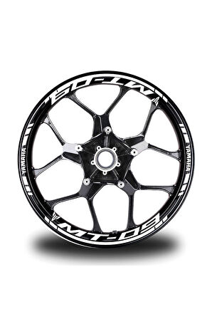 Koyu Sarı Yamaha Fz6 Takım Jant Sticker Etiket