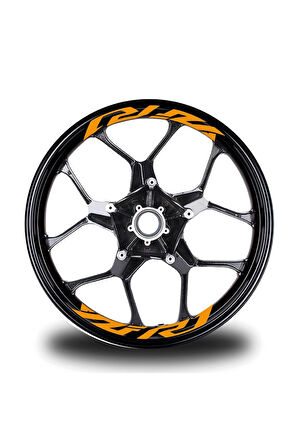 Yzf R1  Yazılı 8Li Jant İçi Yazı Sticker Etiket