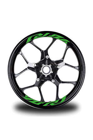 Yzf R1  Yazılı 8Li Jant İçi Yazı Sticker Etiket