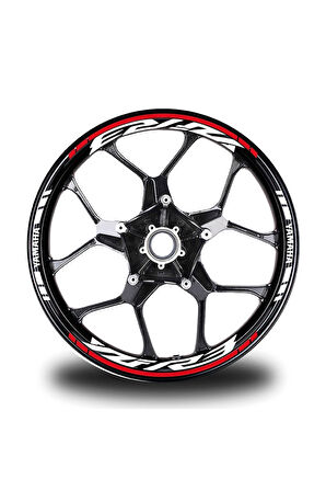 Sarı Yamaha R6 Takım Jant Sticker Etiket
