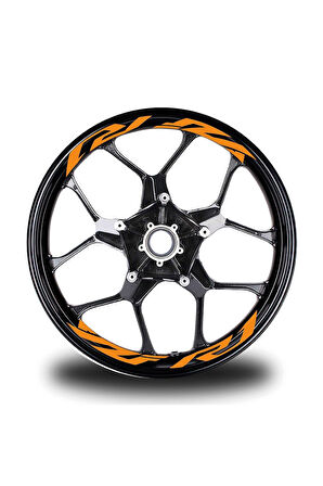 Yzf R1 Yazılı 8Li Jant İçi Yazı Sticker Etiket