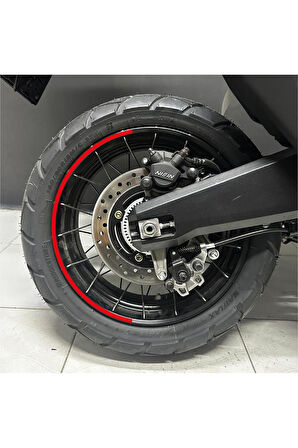 Honda X-ADV Yarım Jant Sticker Modeli - Kırmızı