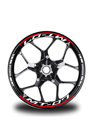 Sarı Yamaha Fz6r Takım Jant Sticker Etiket
