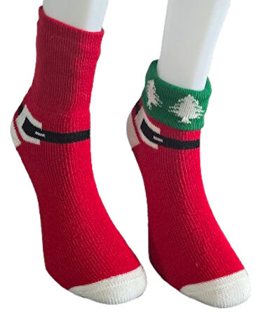 BAYAN YENİ YIL KIVRIK ÇORAP