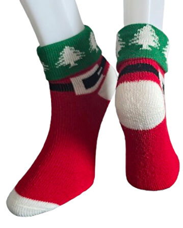 BAYAN YENİ YIL KIVRIK ÇORAP