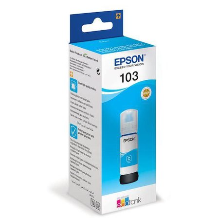 EPSON C13T00S24A 103 ECOTANK CYAN INK BOTTLE
