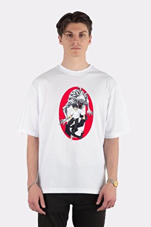 Unisex Beyaz Oversize T-shirt Jujutsu Kaisen 0